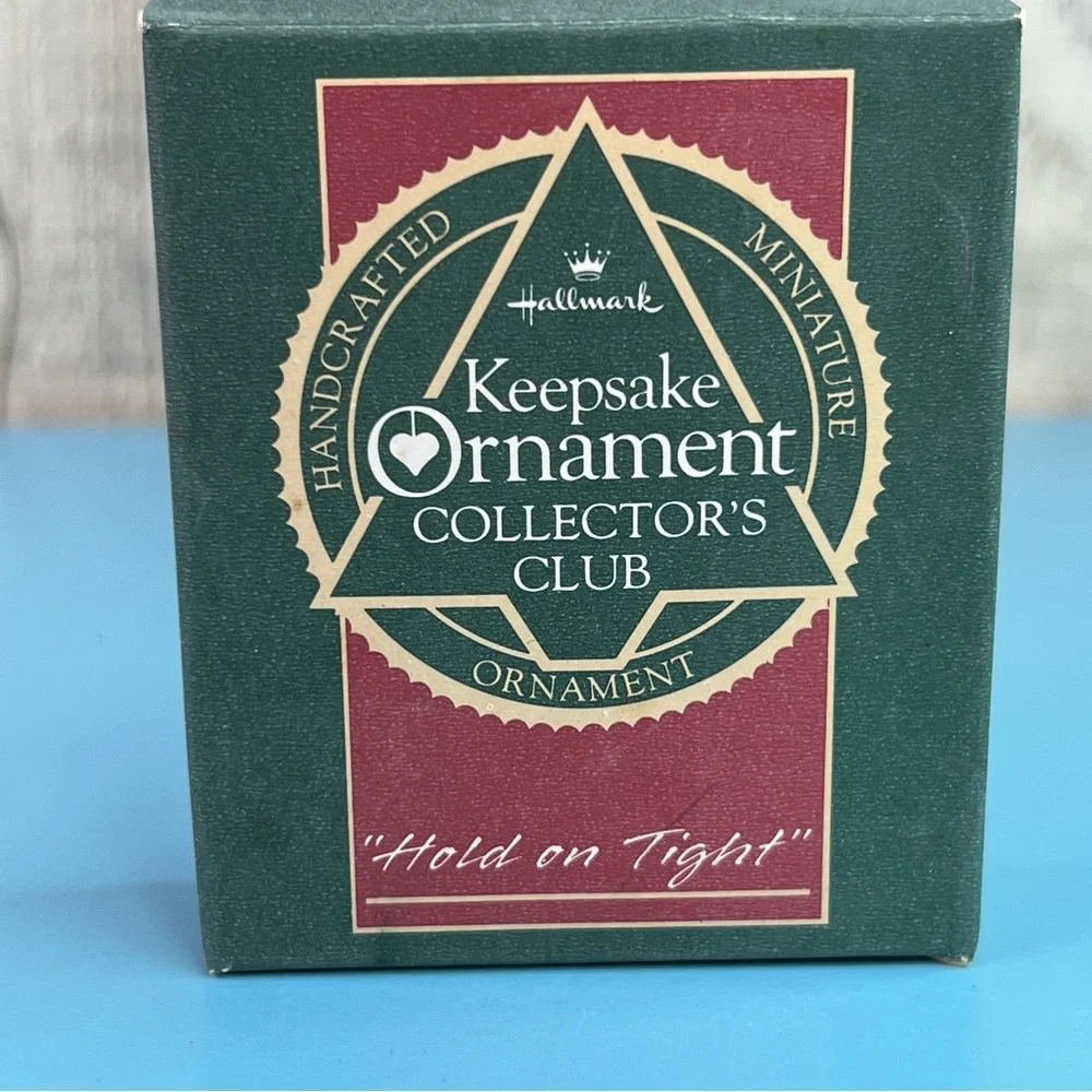 Hallmark Keepsake Ornament Collectors Club Handcrafted Miniature Ornament 1988